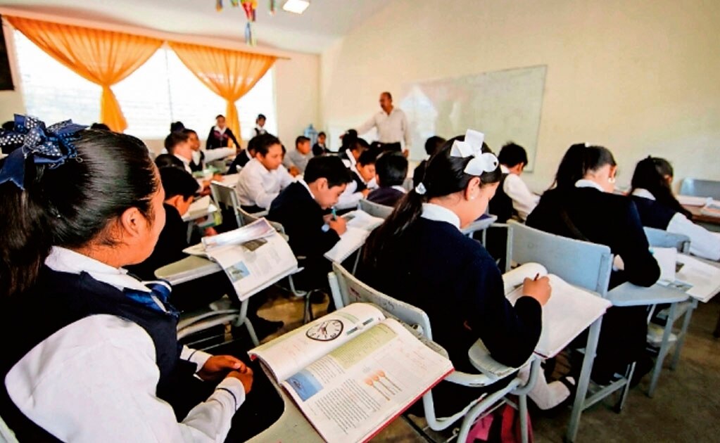 La Sección 18 de la CNTE en Michoacán asegura que va a repartir, en el próximo ciclo escolar, 48 libros de texto —28 de primaria y 20 de secundaria— en 6 mil escuelas públicas del estado. Foto: ARCHIVO. EL UNIVERSAL