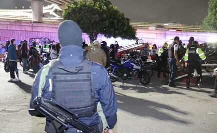 Autoridades frenan "Rodada del Terror" en SLP; motociclistas ponían en riesgo a la ciudadanía, justifican