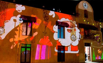 Soledad presenta espectáculo de luces navideñas en Palacio Municipal
