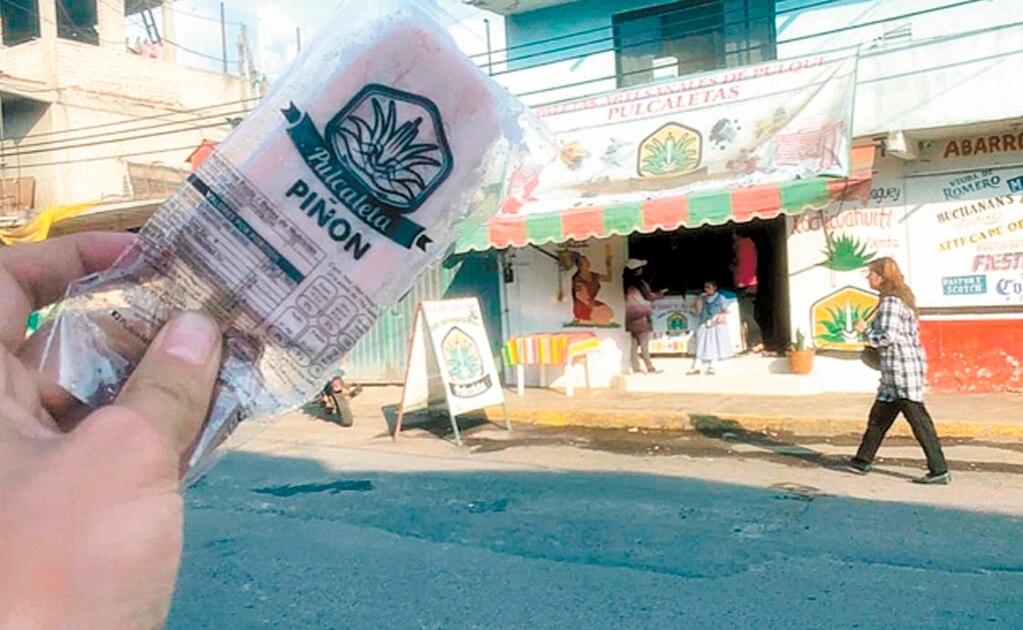 La pulcaleta, paleta de hielo de curado de pulque, está registrada desde 2016 en el Instituto Mexicano de la Propiedad Industrial. Fotos: DAVID PINEDA
