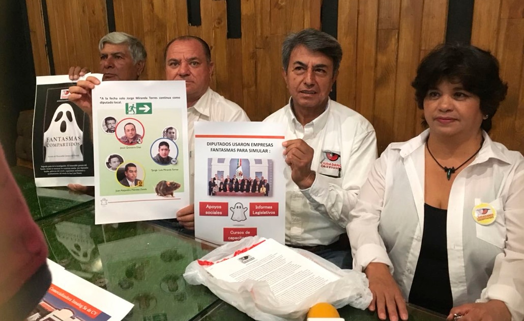 Ayuntamientos y Congreso comparten empresas fantasmas