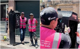 ¡Adiós a los teléfonos públicos! Ayuntamiento libera el Centro Histórico de SLP de objetos obsoletos