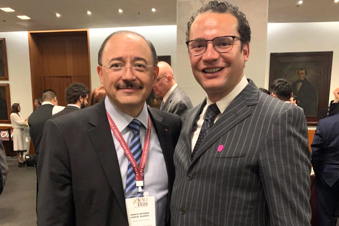 Participa Xavier Nava en reunión de embajadores y cónsules