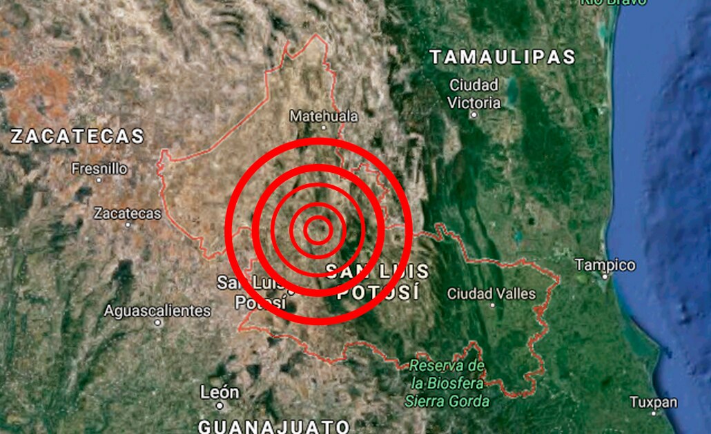 SLP ha registrado 8 sismos en lo que va del 2018