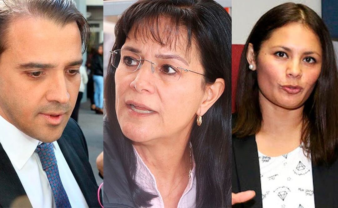 Óscar Valle Portilla, director de Desarrollo Social; Beatriz Adriana Urbina Aguilar, presidenta del DIF municipal y la regidora por Morena, Alma Mireya Cerino Zapata. Foto: Especial