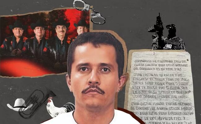 "El Mencho" tenía presentes a Los Alegres del Barranco; en cartas le hablaban del grupo musical que cantaba su corrido