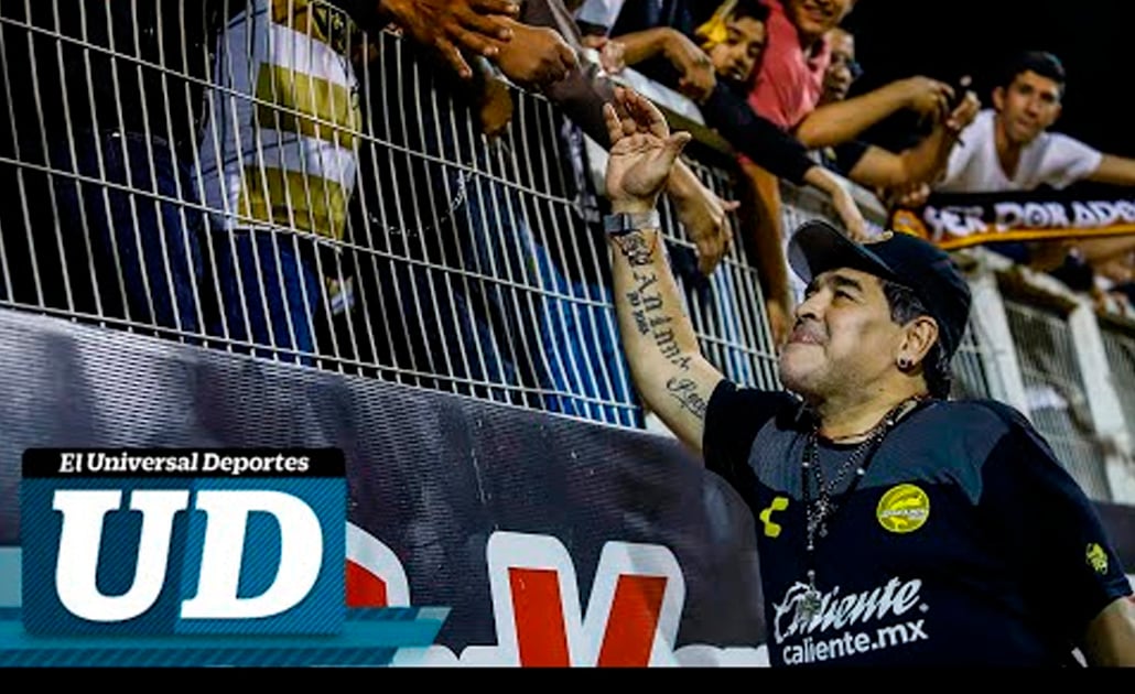 "Se queda dormido" Maradona en conferencia de prensa