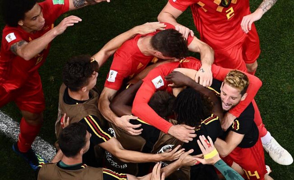 Con gol agónico, Bélgica derrota a Japón y avanza a Cuartos de Final