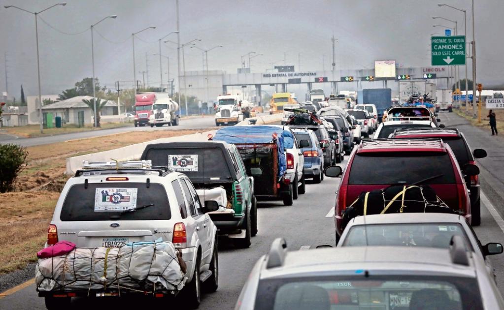 Hasta 7 caravanas de paisanos se estarían recibiendo en SLP