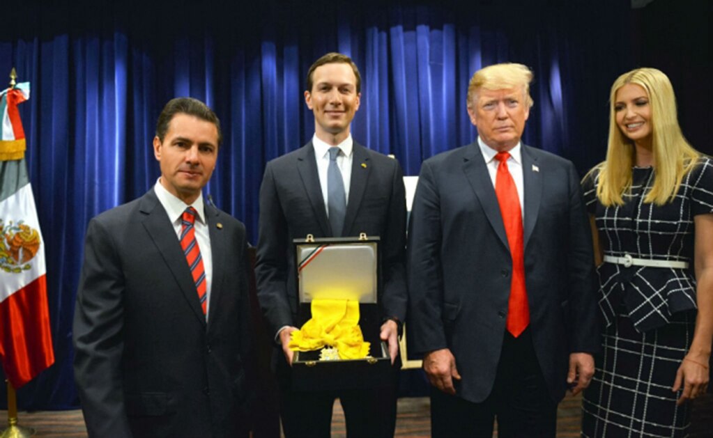 Admiten amparo contra condecoración a Jared Kushner, yerno de Trump