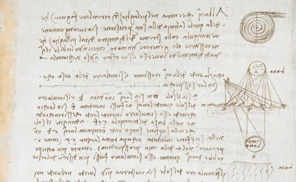 Raros códigos de Leonardo da Vinci se exhibirán en Londres
