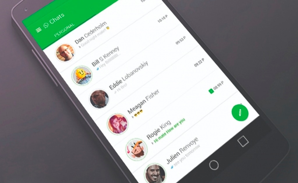Es posible guardar conversaciones completas de WhatsApp / Foto: Archivo El Universal