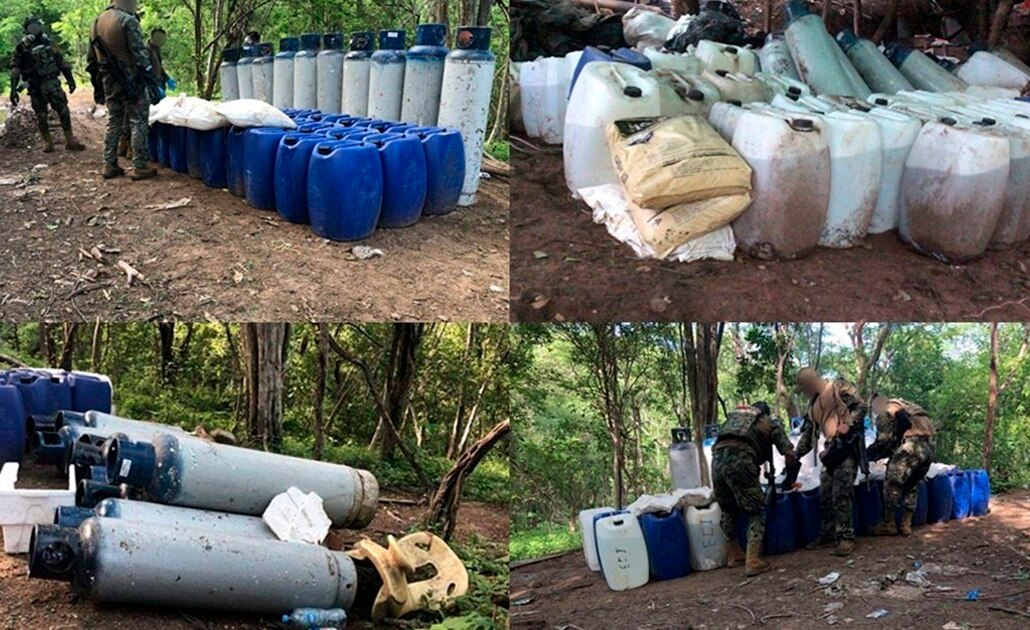 Destruye Marina 4 laboratorios presuntamente de los hijos de “El Chapo” Guzmán