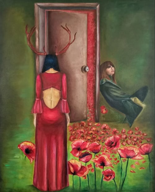 "El orgullo y la duda" obra de Biaani López, es una pieza de la colección Nací mujer. Foto: Ig@biaani_beu