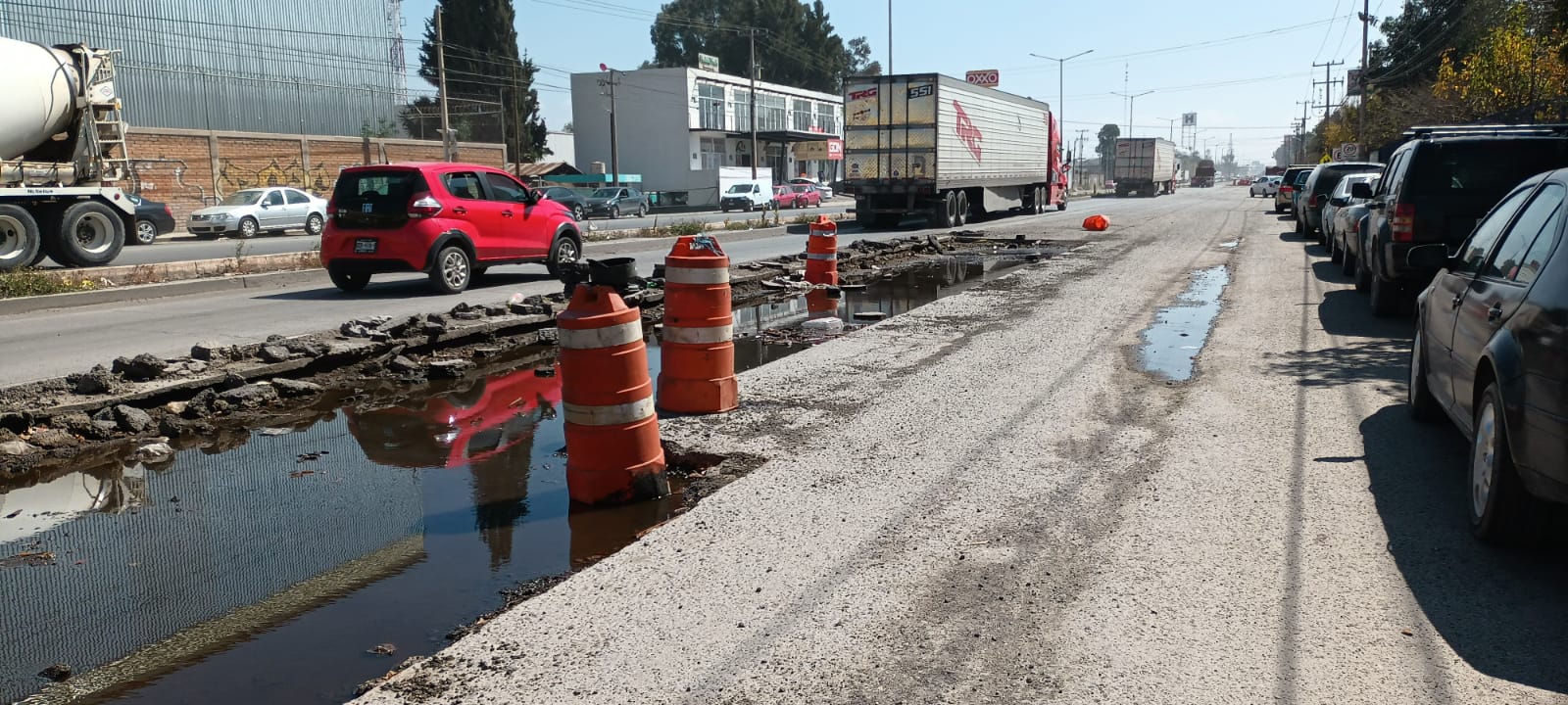 Urgen rehabilitación de Zona Industrial en SLP; 8 vialidades son intransitables