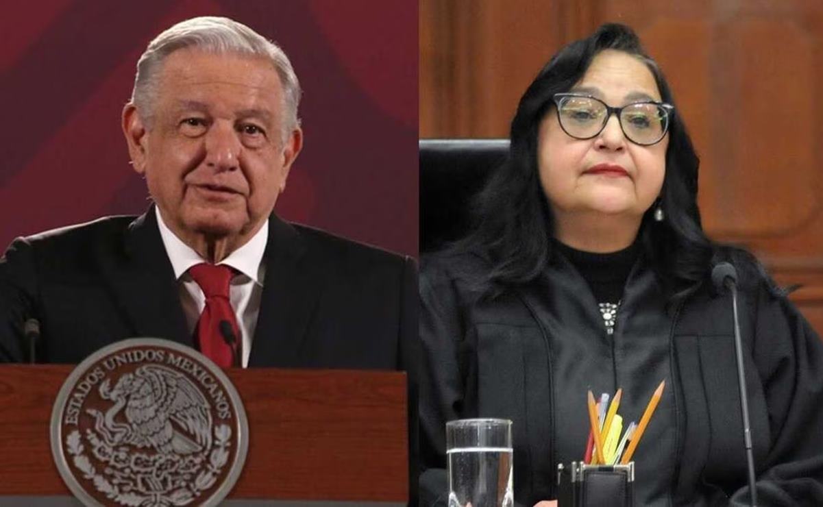 Presidente Andrés Manuel López Obrador / ministra presidenta Norma Lucía Piña Hernández. Foto: especial