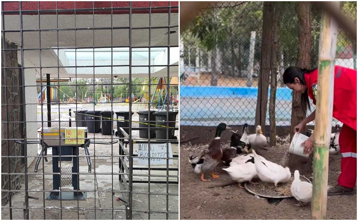 Lanchas y juegos infantiles del parque Morales de SLP, en el olvido desde hace 4 años