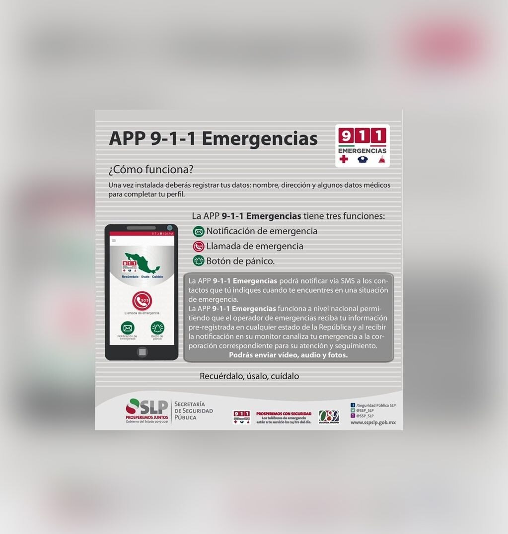 Conoce la nueva aplicación móvil 911 emergencias