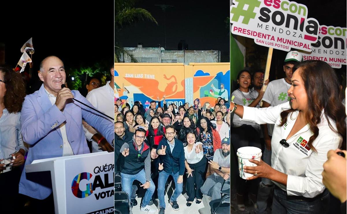 Al filo de la medianoche, candidatos a la capital de SLP arrancan campañas