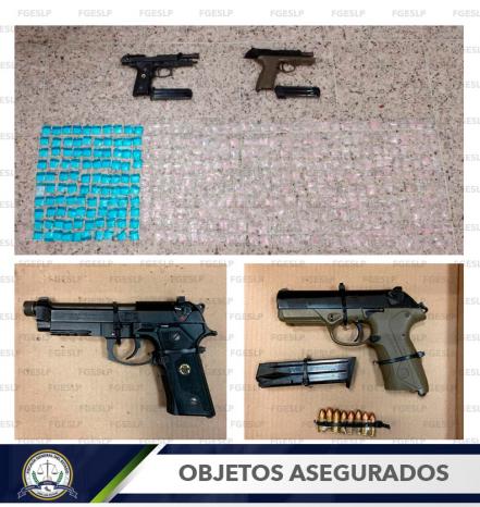 Detienen a pareja con 300 dosis de cristal en Villa Hidalgo