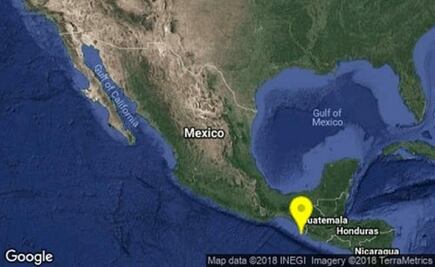Se registra sismo de 5 grados en Ciudad Hidalgo, Chiapas