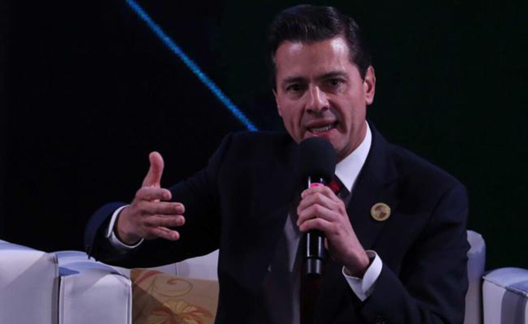 El presidente de México participa en la XII Cumbre de Empresarios, en el marco de la XXVI Cumbre Iberoamericana, en Antigua (Guatemala). Foto: EFE