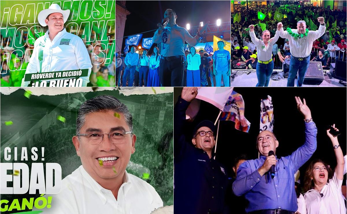 Estos partidos gobernarán los municipios más grandes de SLP los siguientes 3 años