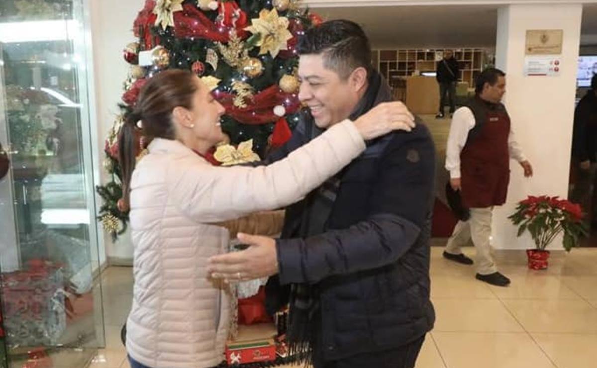 Presenta Ricardo Gallardo proyectos hidráulicos a Claudia Sheinbaum durante su visita a SLP
