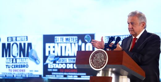 Hay cooperación entre EU y México contra fentanilo y contrabando de armas: AMLO