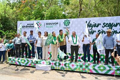 Pone en marcha Ricardo Gallardo obras de agua potable y pavimentación en la Huasteca potosina