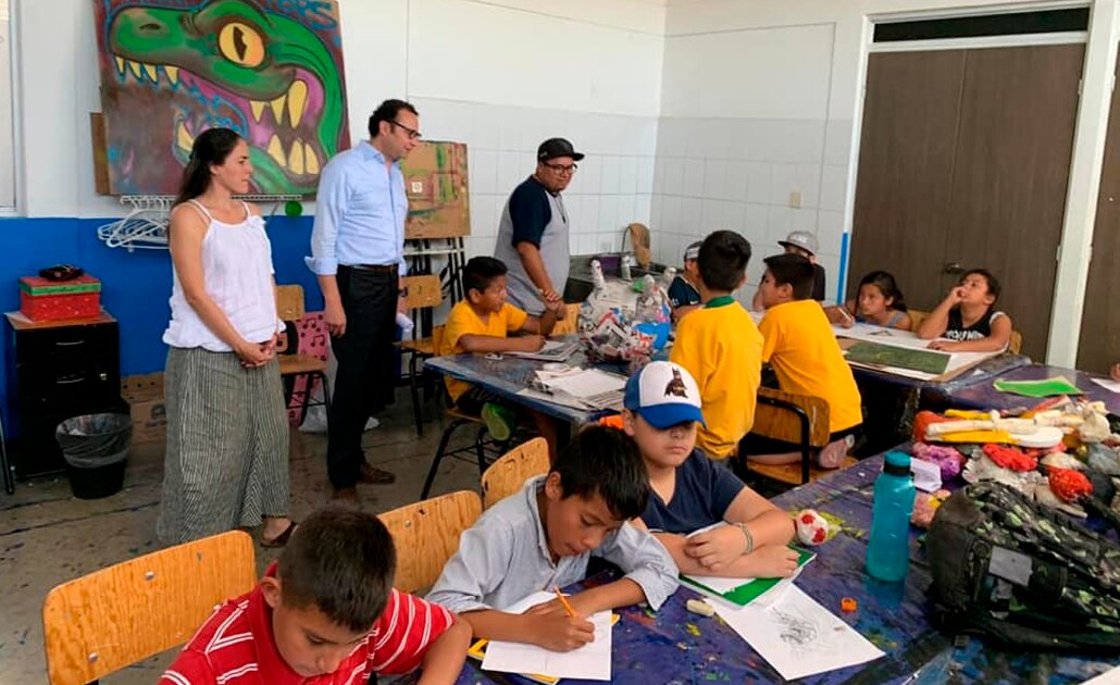 DIF municipal visita Club de Niños y Niñas