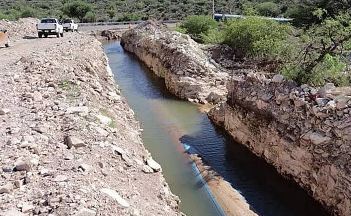 Nueva falla en El Realito afecta suministro de agua en colonias de SLP. Foto: Especial