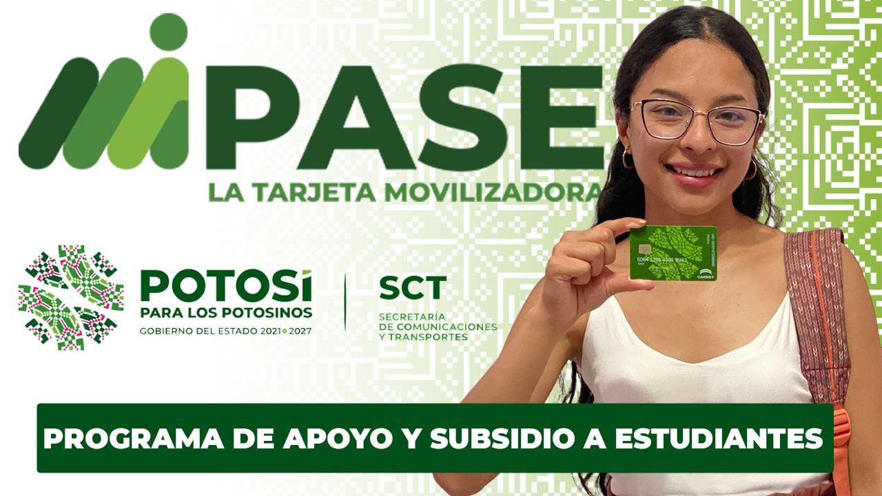 Mi Pase SLP. ¿Cuándo cierra el registro para recibir vales de transporte?
