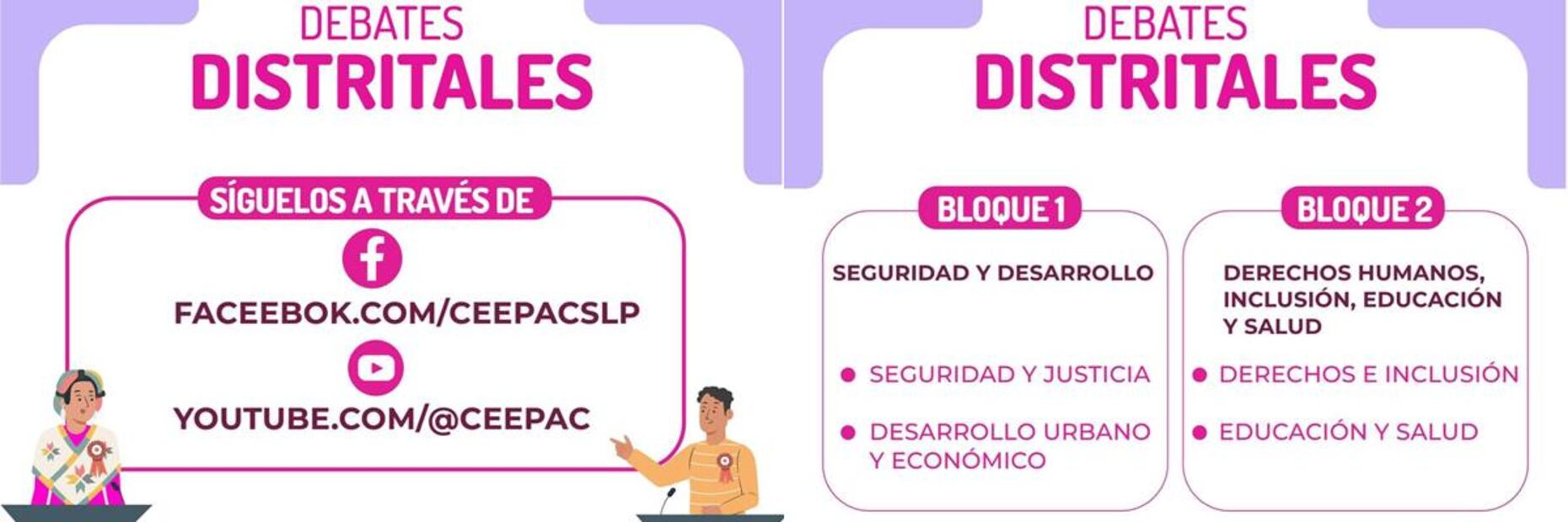 Se trata de algo inédito pero que permitirá a las ciudadanas y ciudadanos de todos los distritos conocer a los candidatos a representarlos en el Congreso del Estado. Foto: Especial