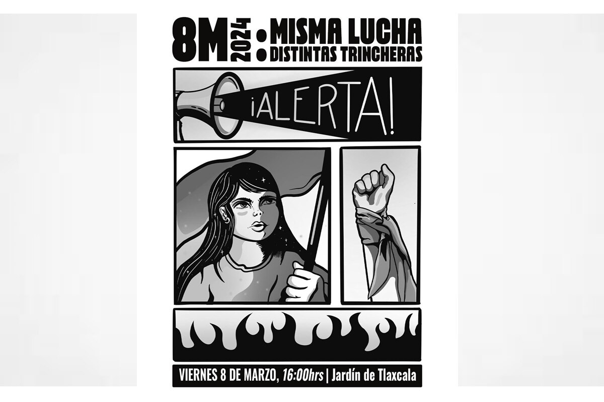 Colectivas feministas convocan a promocionar la marcha del 8M en las calles de SLP