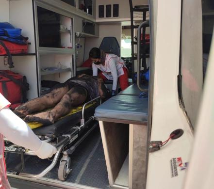 Rescatan a joven atrapado en planta de agua residual en Soledad; no presenta lesiones de gravedad