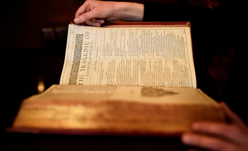 Raro libro de William Shakespeare será subastado