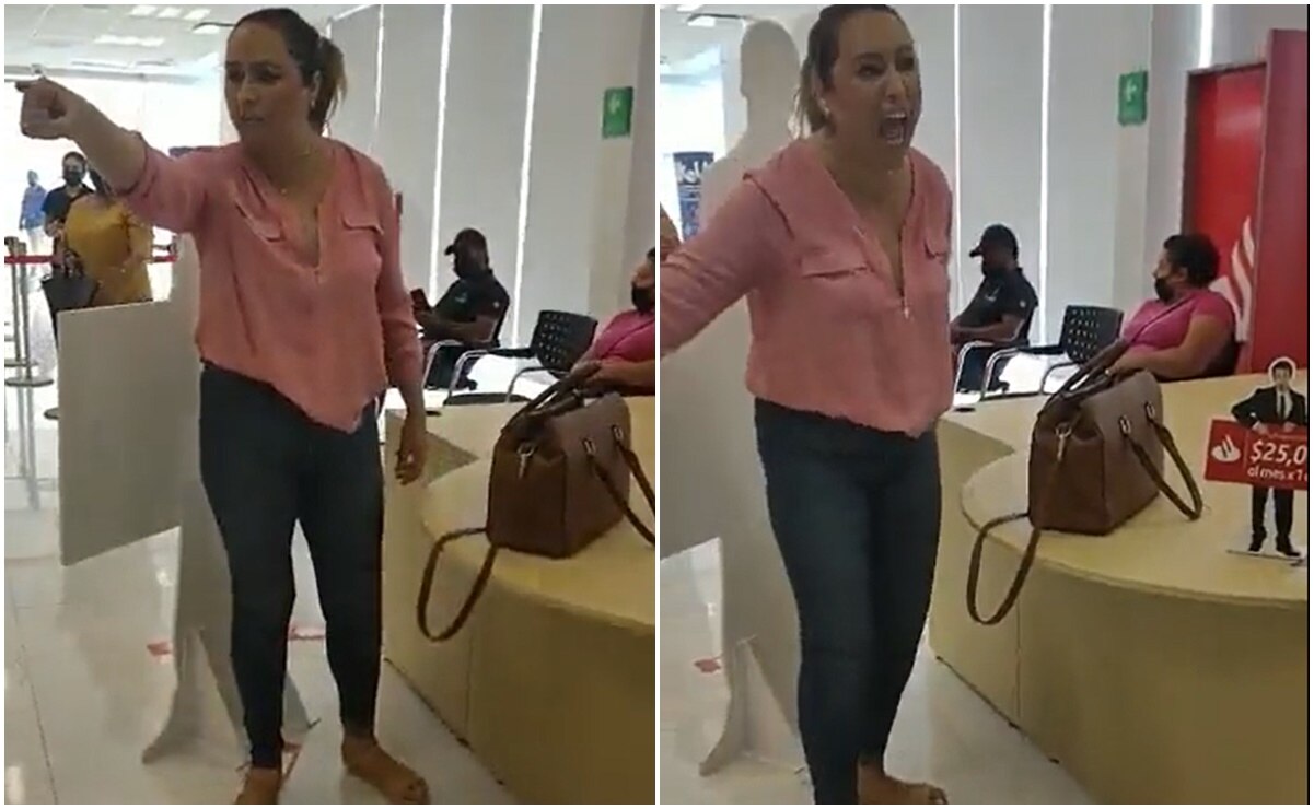 Surge Lady DEA en sucursal bancaria de Piedras Negras y se viraliza en redes sociales