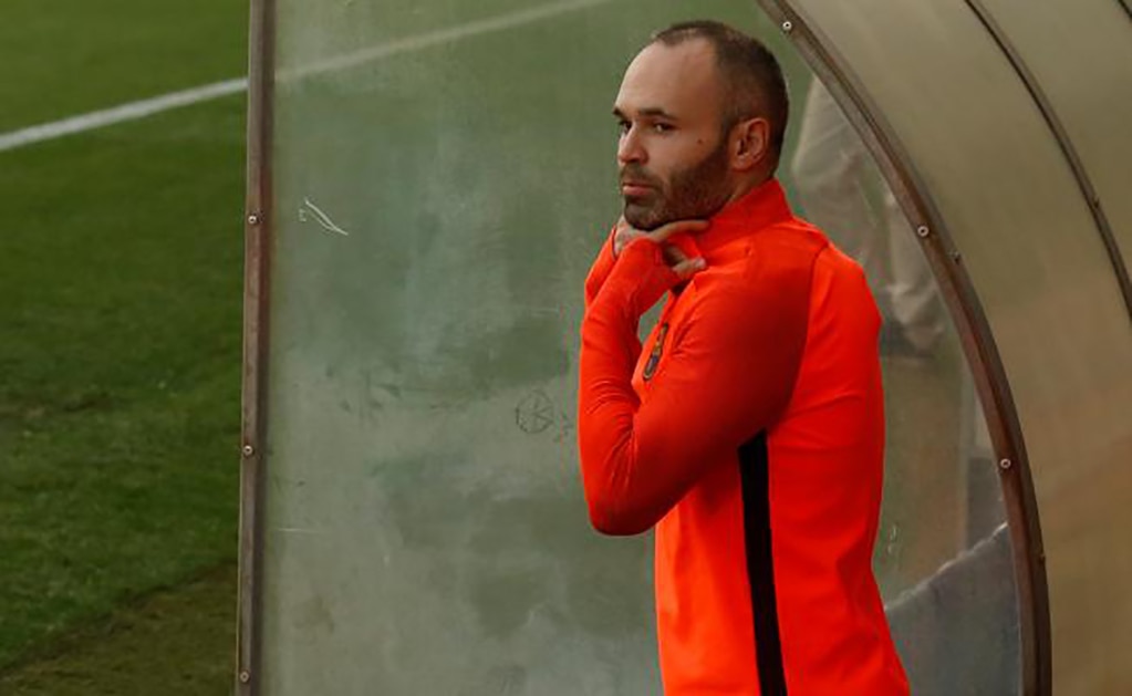 Reuters. Andrés Iniesta durante el entrenamiento del Barcelona previo al juego ante el Chelsea