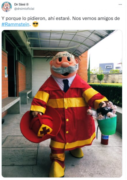 Dr. Simi advierte a fans que irá a concierto de Rammstein: “Y porque lo pidieron, ahí estaré"
