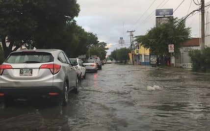 Encharcamientos y fallas en 12 pozos, saldo de lluvias en SLP 