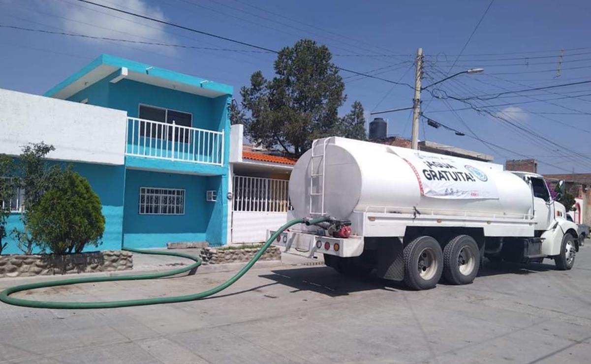 Con bombeo de pozos y pipas abastecen de agua a 30 colonias de SLP; El Realito sufre nueva falla. Foto: Archivo