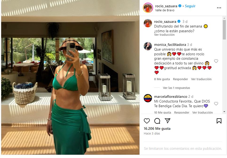 Foto: Instagram rocio_sazuara