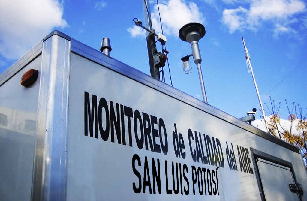 Dan mantenimiento a red de monitoreo de calidad del aire de SLP