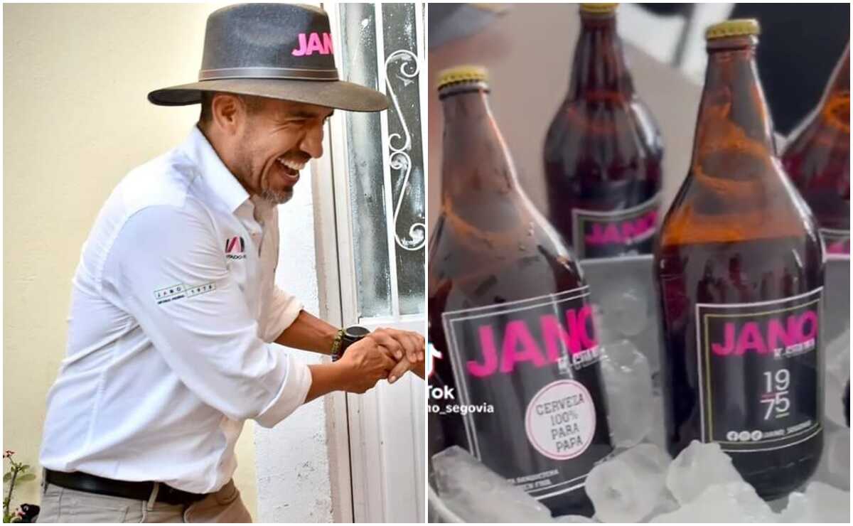 Diputado federal Jano Segovia regalará caguamas con su nombre en SLP por el Día del Padre. Fotos: Especiales