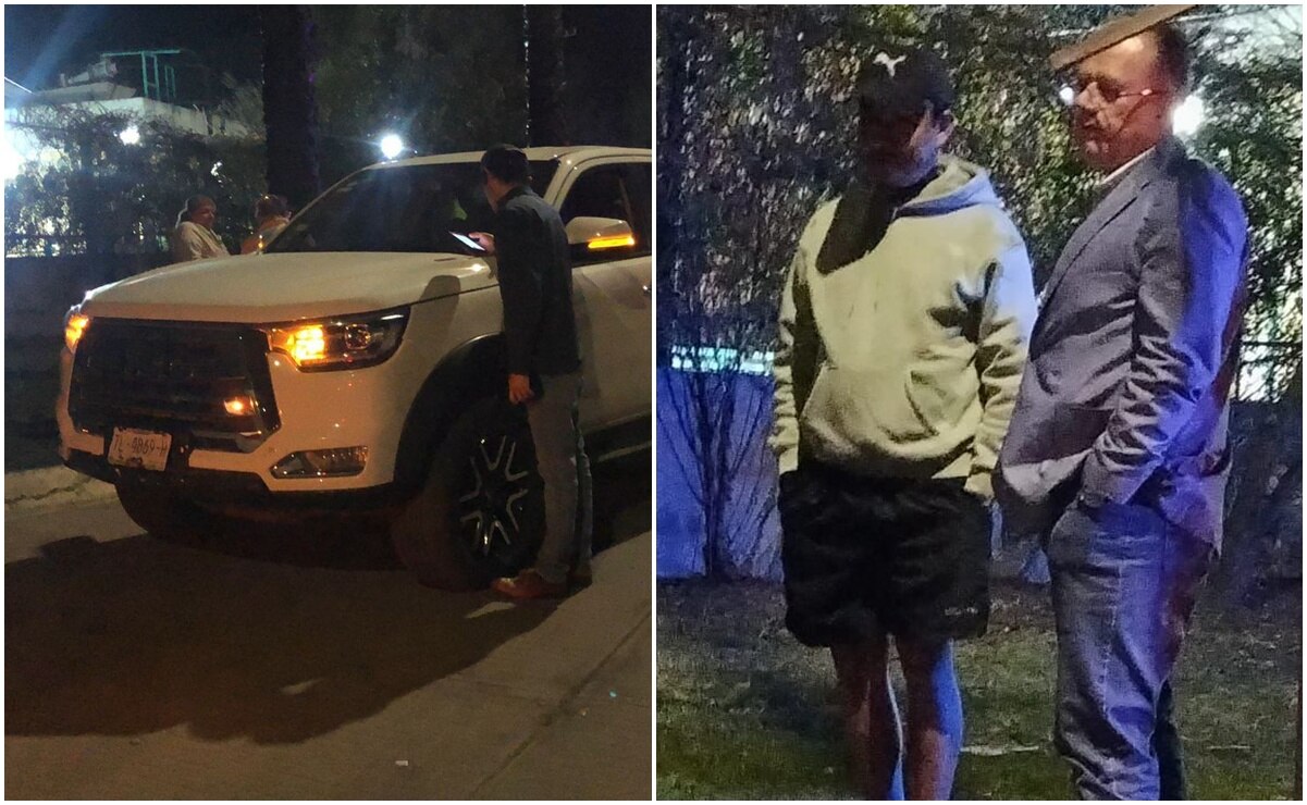 Funcionario municipal de SLP choca bajo presunto estado de ebriedad y huye frente a policías