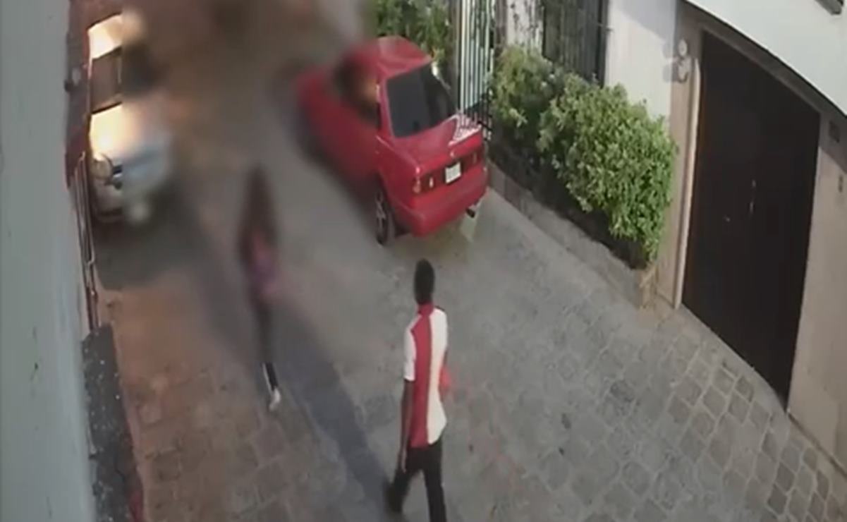 Colectivo feminista reprueba difusión de agresión a joven en calles de SLP; llaman a no difundir el video. Foto: Captura de pantalla