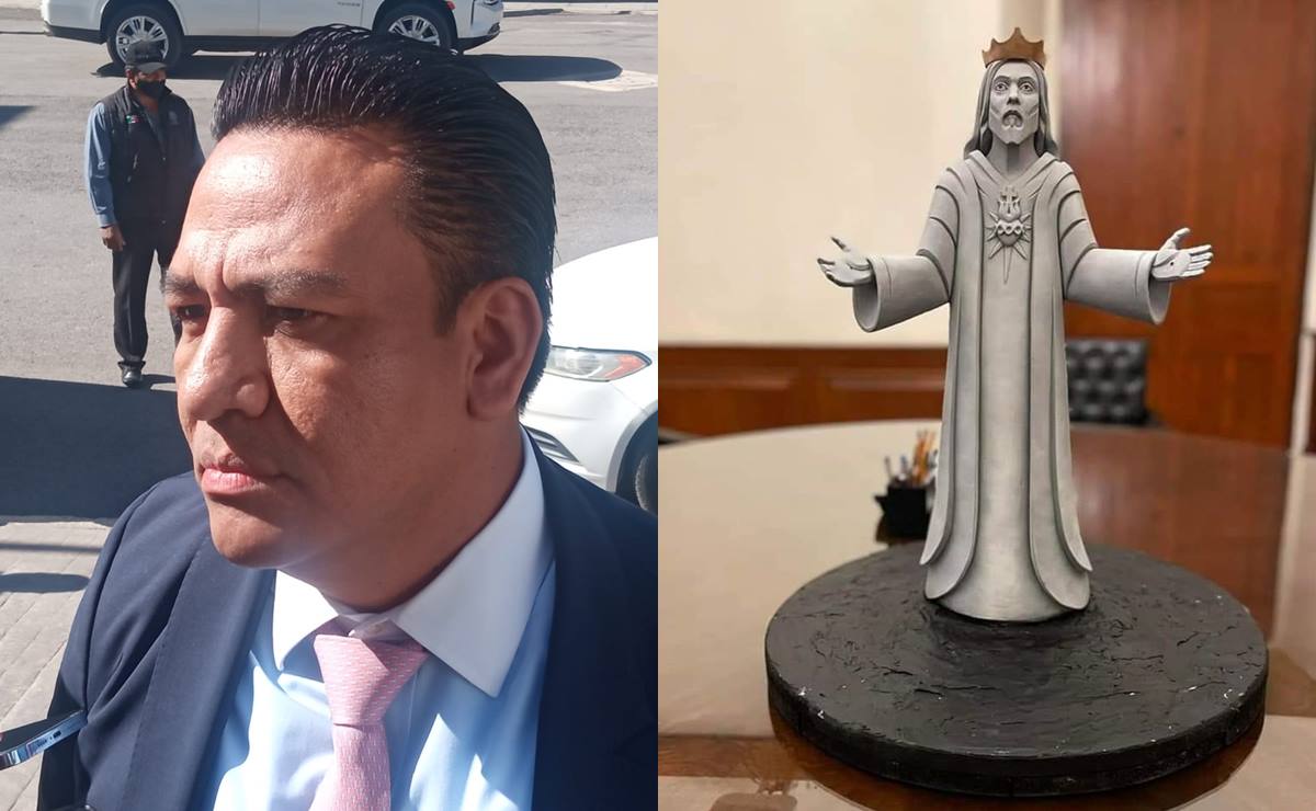 Pese amparo, instalación de Cristo Monumental en La Joya Honda continúa: Gobierno de SLP