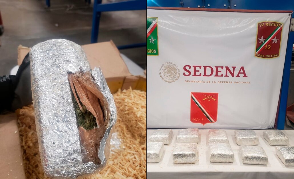 Aseguran 12 kilos de marihuana en aeropuerto de SLP