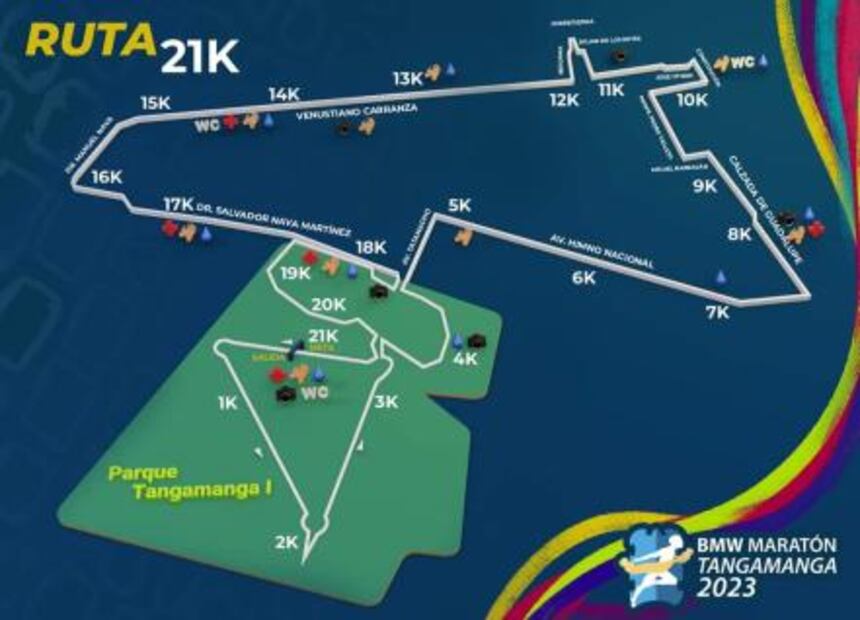 Maratón Tangamanga. Conoce las rutas y cierres viales en SLP